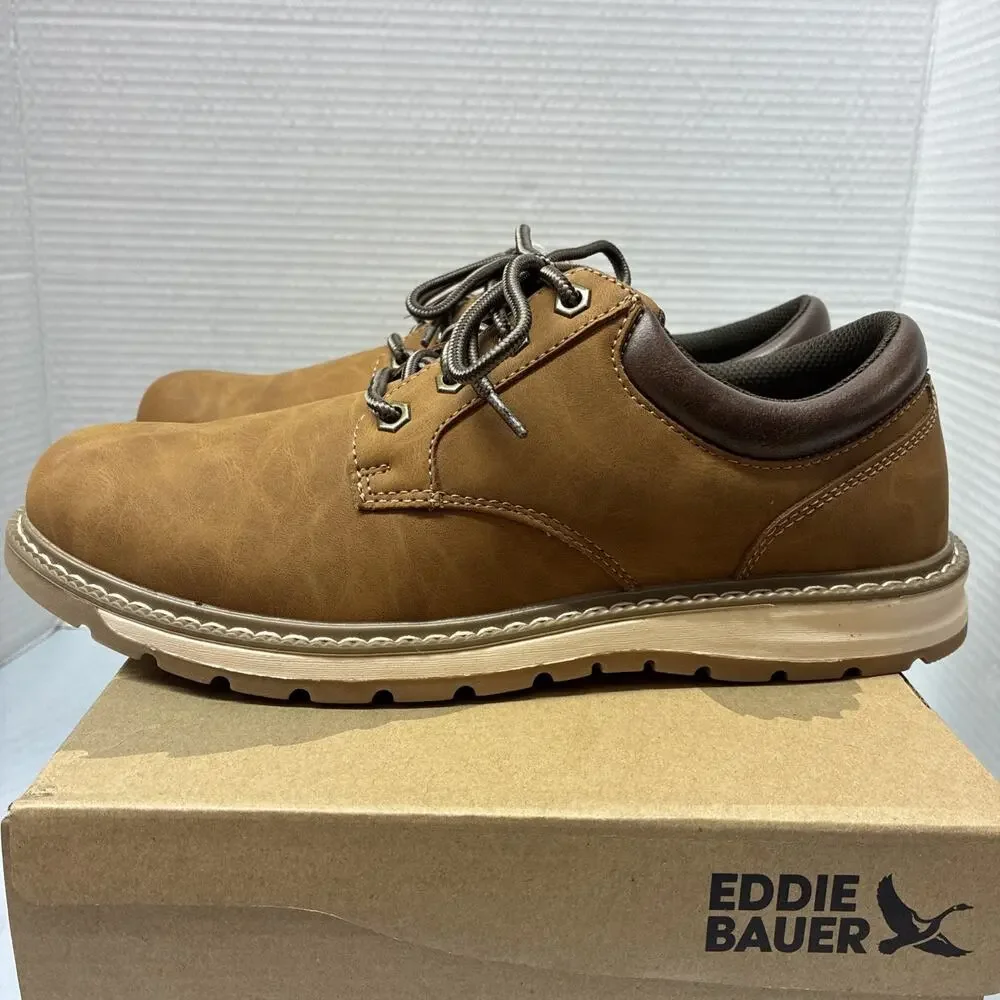 Eddie Bauer Men’s Bowditch Brown Casual Shoes Men’s Size 9.5 Medium, New In Box